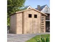 Timbela kerti faház M389 tárolóval és tűzifapolccal padló nélkül