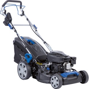 LUX-TOOLS Benzinmotoros fűnyíró B-RM-46-AE B, 46 cm vágószélesség, elektromos indítás.
