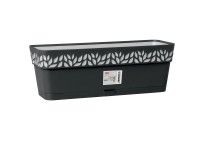 Cloe balkonláda+alj 50 cm grafit