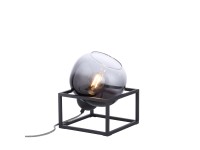 Just Light Zea asztali lámpa 1 izzós 23,6 cm x 20 cm Fekete