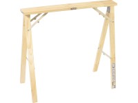 Összecsukható tartóállvány, fenyő, összehajtható, 79 x 74 cm