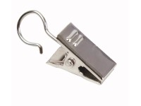 Függönycsipesz króm 10 db