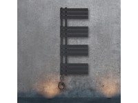 Limburg elektromos fürdőszobai fűtőtest 700 W fekete 120 cm x 50 cm