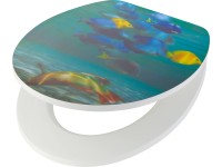 Lux WC-ülőke  3D-s halas motívum