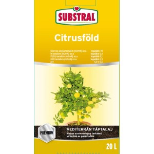 Substral Citrusföld: Speciális föld citrusfélékhez, zsákban.