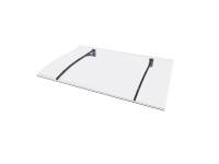 Gutta PT Secco előtető nemesacél megjelenés átlátszó 22 cm x 150 cm x 90 cm Gutta PT Secco előtető nemesacél megjelenés átlátszó 22 cm x 150 cm x 90 cm