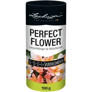 Lechuza Perfect Flower tartós hatású műtrágya virágzó növényekhez, 100g.