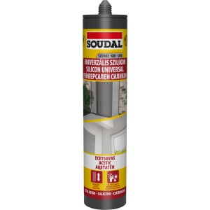 Univerzális szilikon Soudal szürke 280 ml