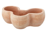 Virágtál 39 cm terrakotta