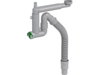 Prevex Smartloc konyhai lefolyó egymedencés 40 mm átmérő / 50 mm szürke Prevex Smartloc konyhai lefolyó egymedencés 40 mm átmérő / 50 mm szürke