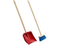 LUX piros gyermek hólapát és seprű készlet