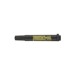 Fekete mágneses Industrial Permanent Marker, filctoll ipari és kézműves használatra.