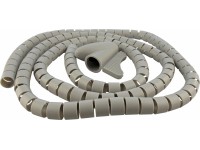 Kábeltakaró spirál szürke 1,5 m 28 mm Kábeltakaró spirál szürke 1,5 m 28 mm