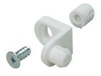 Hátlapcsatlakozó műanyag fehér 12 darab Hátlapcsatlakozó műanyag fehér 12 darab