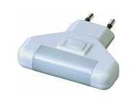 LED éjszakai fény kapcsolóval 1,5 W fehér LED éjszakai fény kapcsolóval 1,5 W fehér