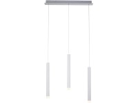 Just Light. Bruno LED-es függőlámpa 3 izzóval alumínium 55 cm x 120 cm