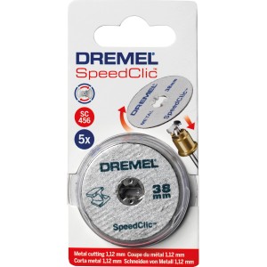 Dremel EZ SpeedClic fém vágókorong, 5 darabos csomag miniatűr szerszámokhoz.