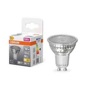 Osram GU10 LED izzó, 6,1W, 2700K, 575lm, csomagolással.