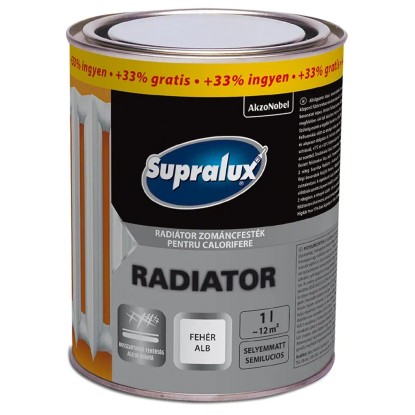 Supralux Radiator selyemmatt fehér 0,75 + 0,25 l