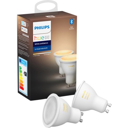 Philips Hue White ambiance fényforrás 2 darabos GU10