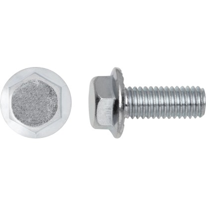 SW10 Hatlapfejű karimás csavar fehér horganyzott M6 x 60 mm 8 db