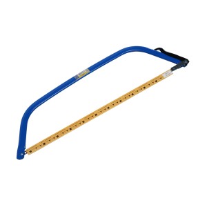 LUX fűrész fa 760 mm Classic kék kerettel és fa fűrészlappal.