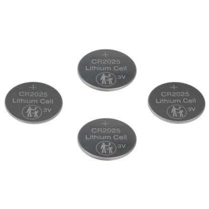 CR 2025 lítiumos gombelem 4 darab