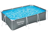 Bestway Steel Pro állványos medence szürke 300 cm x 201 cm x 75 cm