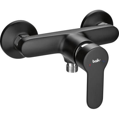 Baliv zuhanycsaptelep fekete matt DU - 5891