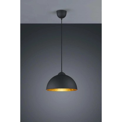 Trio Jimmy függőlámpa 127 cm fekete - arany