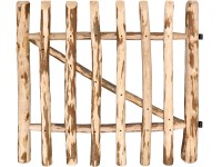 Floraworld kerti léckerítés kapu 90 cm x 100 cm mogyoró