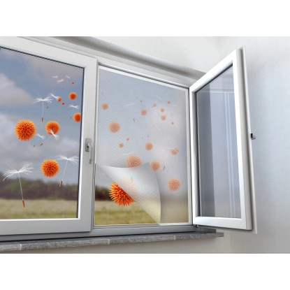 OBI pollenvédő háló ablakra 130 cm x 150 cm antracit