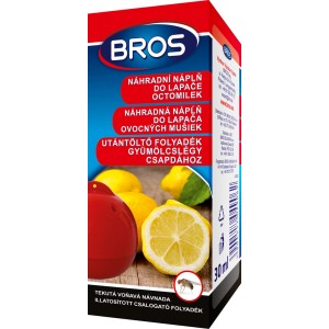 BROS utántöltő gyümölcslégy csapdához, 30ml.