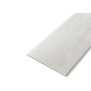 Világos színű falburkoló panel fa hatással.