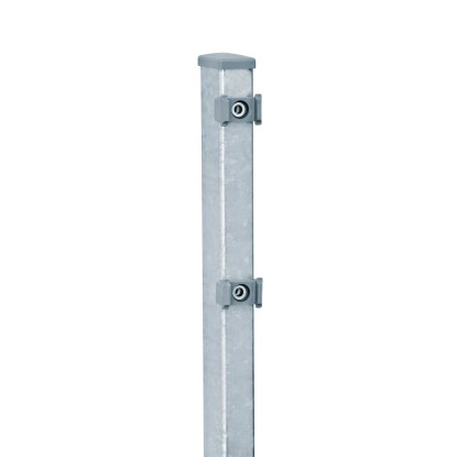 Négyszögletű oszlop kétrudas hálós kerítéspanelhez 6 cm x 4 cm x 180 cm