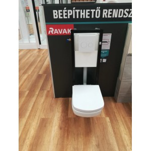 t.b.t. WC szett tartállyal és kerámia WC-vel, fehér színben.