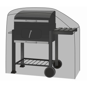 Fekete Acamp prémium védőhuzat gázgrillhez, kb. 58x136x101 cm.