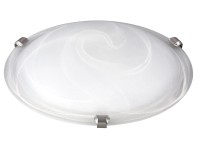 Rábalux Alabastro mennyezeti lámpa kerek 30 cm fehér - króm