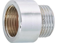 OBI csaphosszabbító 18,6 mm (R 1/2) x 21 mm (R 1/2) krómozott sárgaréz 15 mm OBI csaphosszabbító 18,6 mm (R 1/2) x 21 mm (R 1/2) krómozott sárgaréz 15 mm