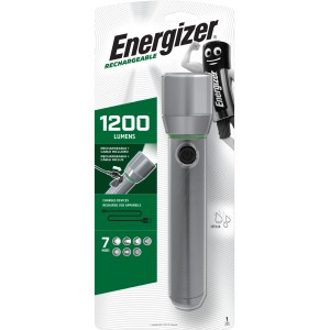 Energizer Vision HD LED újratölthető zseblámpa, 1200 lumen, USB porttal.