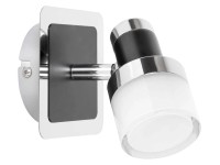 Rábalux Harold LED fürdőszobai fali lámpa 5 W króm - fekete - opál Rábalux Harold LED fürdőszobai fali lámpa 5 W króm - fekete - opál