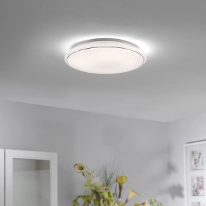 Fehér LED Jupiter mennyezeti lámpa csillagos égbolt hatással, Ø 59 cm.