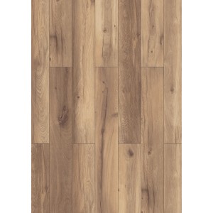 Vízálló Kronoflooring Binyl Pro laminált padló Alamos tölgy kivitelben, vidéki ház stílusban.
