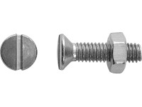 LUX-TOOLS süllyesztett fejű menetes csavar M5 x 25 mm rozsdamentes acél hornyolt