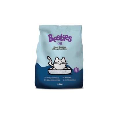 Besties Cat Super Crystals szilika gél macskaalom 5 liter