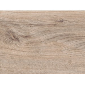 Comfort Tölgy Természetes laminált padló, a fa textúrájának és erezetének közeli képe.