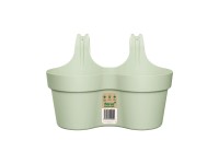 Florus függő virágcserép Paris Duo 35 cm x 27,3 cm x 25 cm zöld