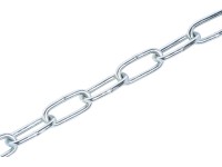 LUX hosszú szemes köracél lánc horganyzott 7 mm - méteráru LUX hosszú szemes köracél lánc horganyzott 7 mm - méteráru