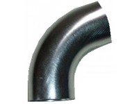 Préselt könyök 25 cm horganyzott 76/72