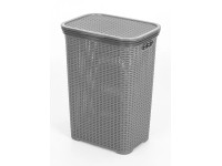 Rival rattan szennyestartó szürke 60 liter